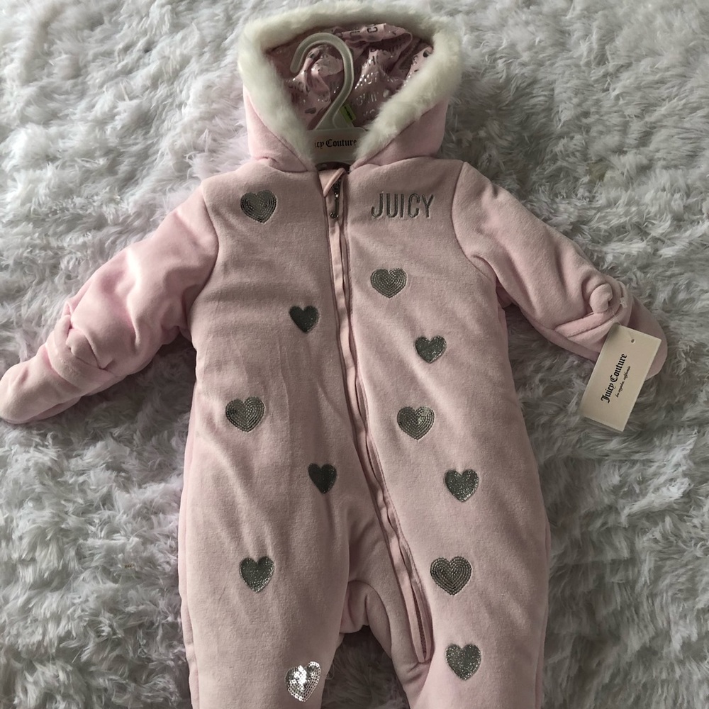 3-6 month Juicy Couture snow suit